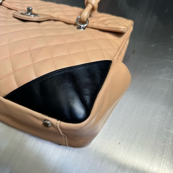 Chanel Calfskin Quilted Cambon Flap in Beige - Picture 4 of 10